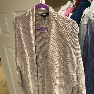 Express Used size L sweater cardigan wide arm like new …